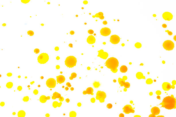 istock Watercolour Coloured Paint Drips Splatters and spots for Background 1132982184