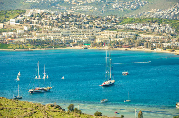 istock Sailboats, yachts, bay, Bodrum, Mugla 1132983259