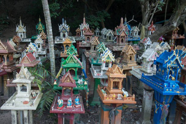istock THAILAND LAMPANG MAE THA SPIRIT HOUSE 1132984945