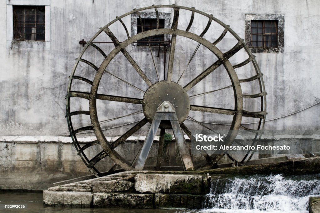 architecture water mill and arches Abstract Stock Photo