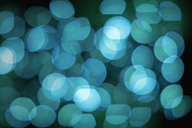 istock Blue lights defocused abstract background, Bright lights blurred bokeh 1132993712