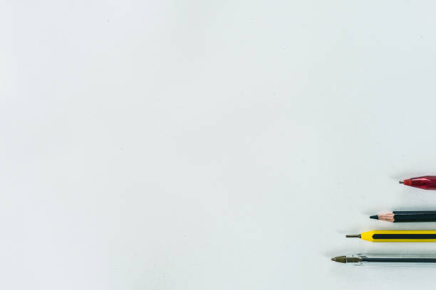 istock business and school supplies on white background 1132999894