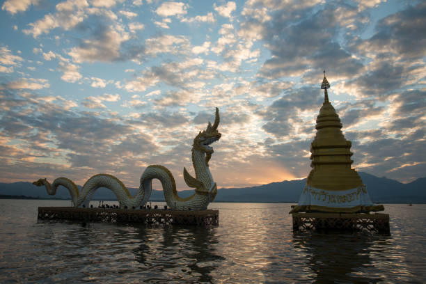 istock THAILAND PHAYAO LAKE PHAYANAK NAGA STATUE 1133001324