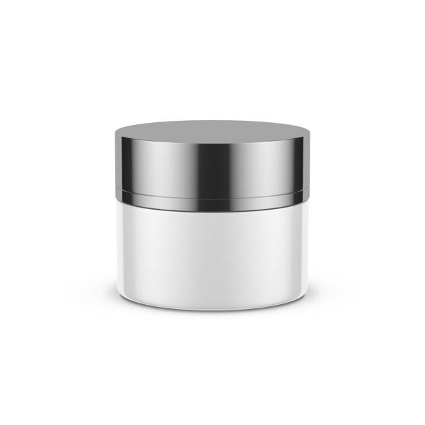 istock White cylindrical jar mockup for cosmetics isolated on white 1133001815