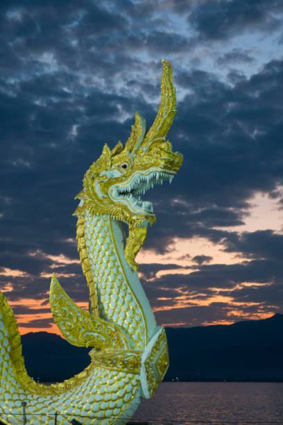 istock THAILAND PHAYAO LAKE PHAYANAK NAGA STATUE 1133003218