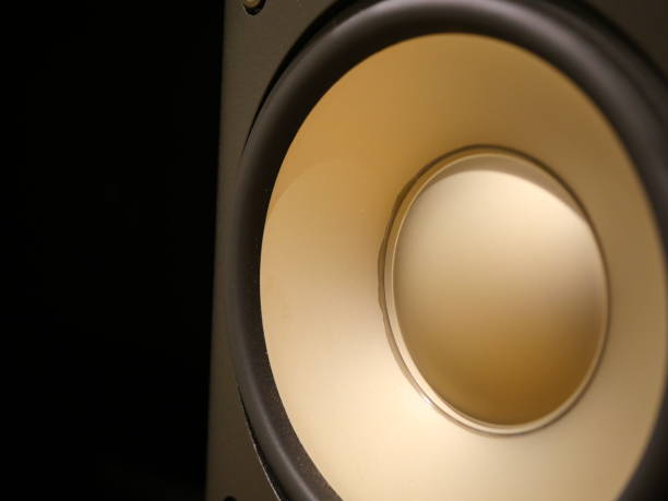Loudspeaker Speaker, Subwoofer, Circle, Equipment, Listening dubstep photos stock pictures, royalty-free photos & images