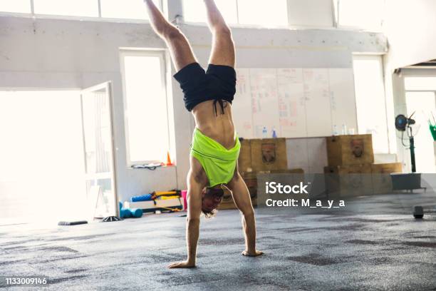 Hot Yoga Pose Stock Photo - Download Image Now - Men, Mirror