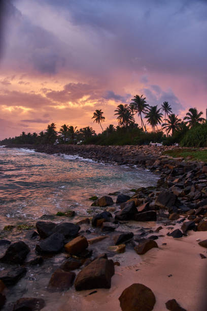 istock Stunning views of the Indian ocean at sunset. 1133009367