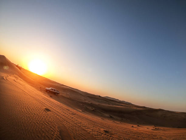 istock Desert safari with 4x4 cars 1133009903