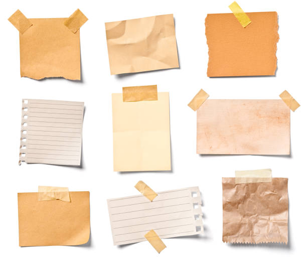 istock vintage note paper office business 1133009945