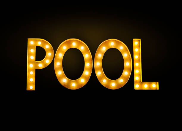 istock neon pool sign in billiard hall 1133010580
