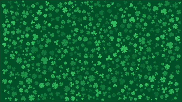 Saint Patrick's day background. Saint Patrick's day background. Maple Leaf. Vector background. pics for shamrocks to print stock illustrations