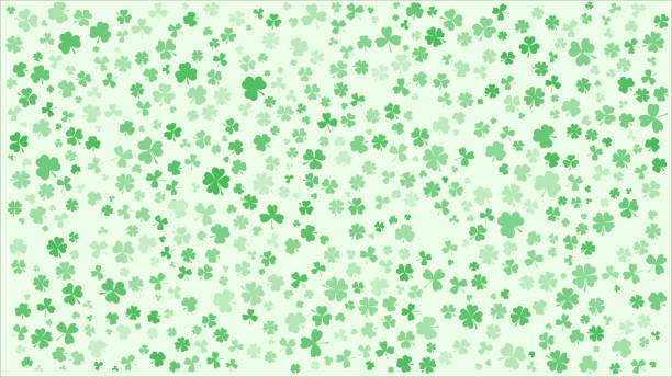 Saint Patrick's day background. Saint Patrick's day background. Maple Leaf. Vector background. shamrock stock illustrations