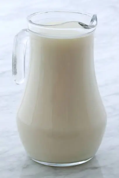 Delicious fresh milk, one of the primary sources of nutrition.