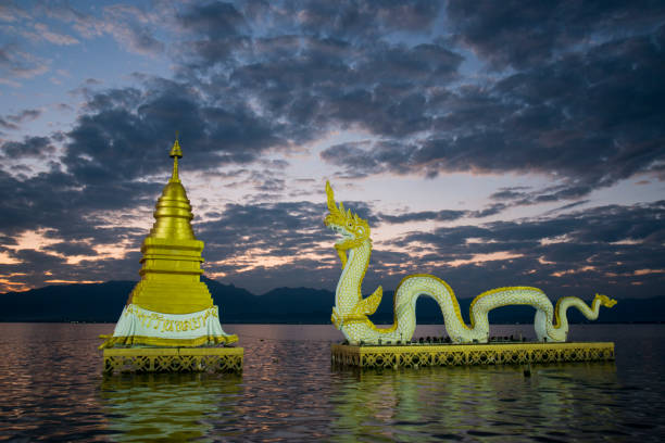 istock THAILAND PHAYAO LAKE PHAYANAK NAGA STATUE 1133018725