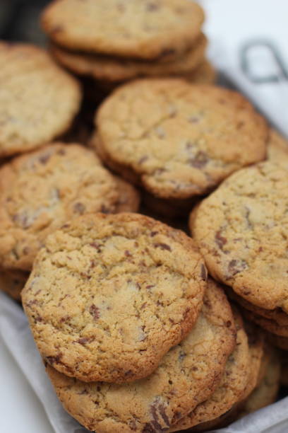 istock Stacks of Homemade Chocolate Chip Cookies 1133024610