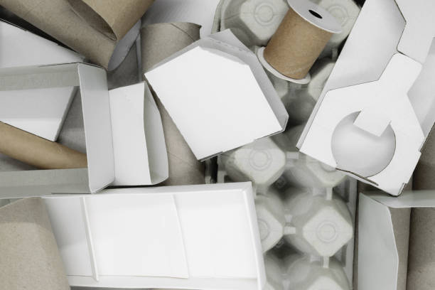 istock Background surface of various shapes and types cardboard 1133035483