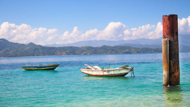 Amiga Island, Labadee, Haiti boats near deserted island labadee stock pictures, royalty-free photos & images