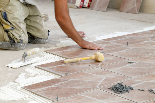 istock Construction worker engaged in the construction of a floor 1133037483