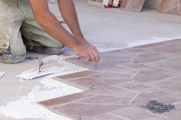 istock Construction worker engaged in the construction of a floor 1133037487