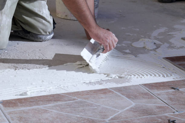 istock Construction worker engaged in the construction of a floor 1133037534