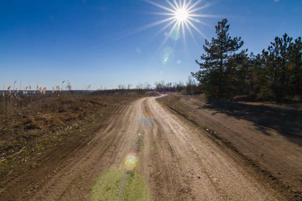 istock snowless winter morning in the Tavrian steppe 1133041135