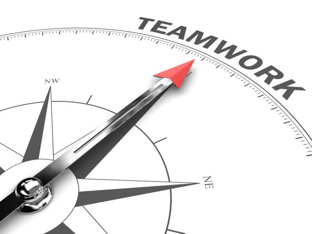 Teamwork compass business target goal direction Teamwork compass business target goal direction compass gear efficiency teamwork stock pictures, royalty-free photos & images