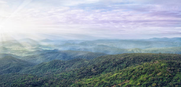 istock Sunrise in Dalat mountains 1133046371