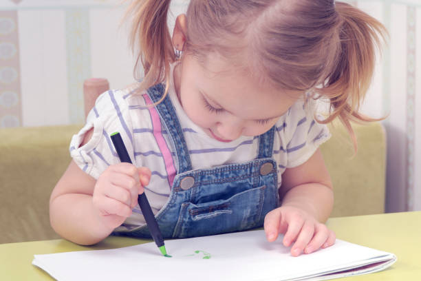 istock child draws in a drawing album 1133047667