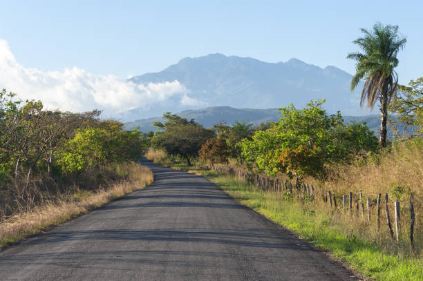 Landscape in western Panama and Volcan Baru.