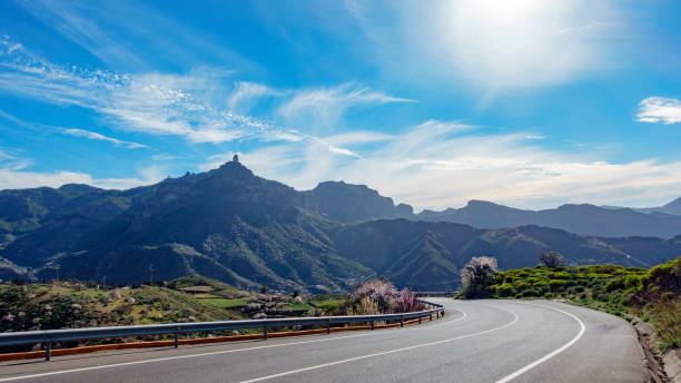 istock Road through the mountains of Canary Islands, spring time, Spain 1133057424