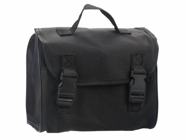 istock Black fabric bag. Ideal for carrying your belongings. 1133057541