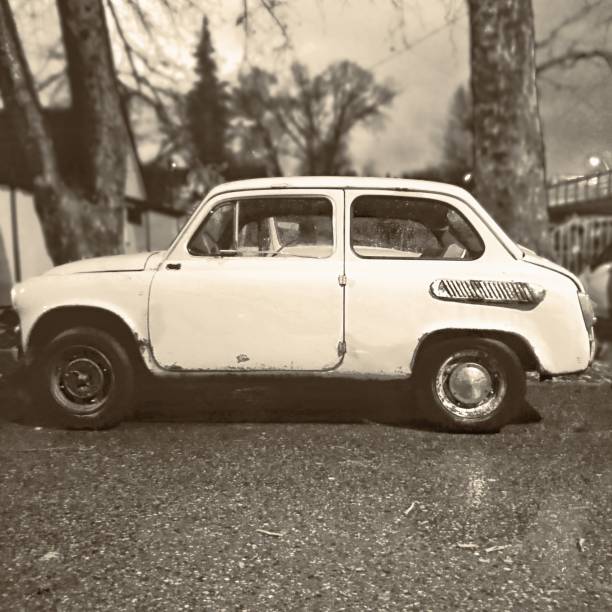 istock vintage car in the city 1133057892