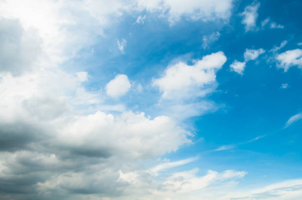 istock Blue sky with cloud backdrop. Beautiful natural of sky abstract or background.Soft image. 1133064493