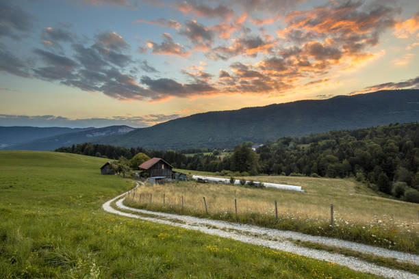 istock View over mountain landscape in French Alps 1133071329