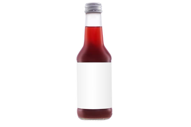 istock Juice organic smoothie in a bottle isolated with clipping path on white background 1133071411