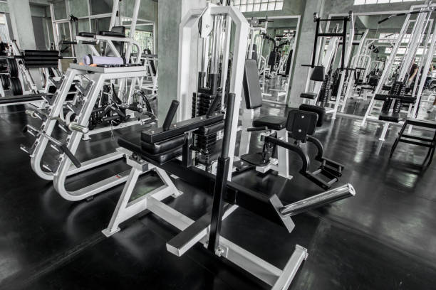 istock gym interior with equipment 1133073118