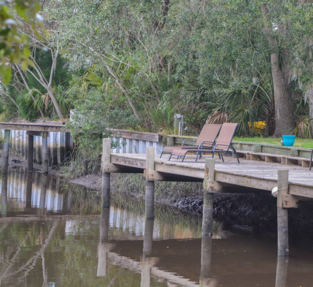 istock A dock on the Tolomato River, St Johns County, Florida, USA 1133092487
