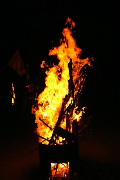 Bonfire at night Bonfire at night 抽象 stock pictures, royalty-free photos & images