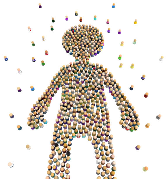 istock Cartoon Crowd Figure, Unattached 1133099597