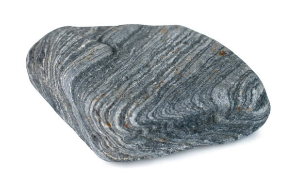Rock stone isolated on white background with clipping path