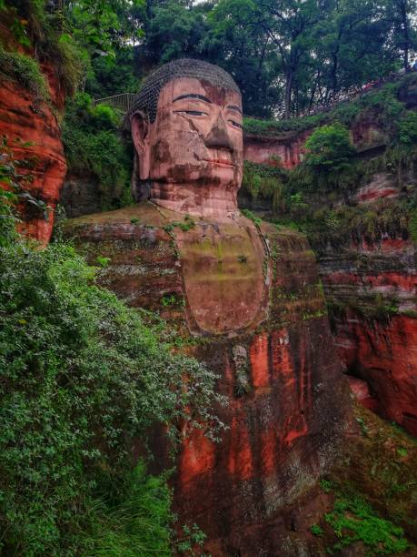 istock Leshan giant Buddha in China 1133103523