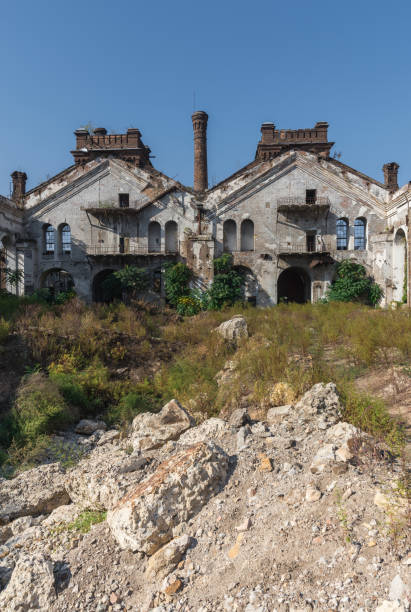 istock Old abandoned industrial factory in Ukraine 1133107974