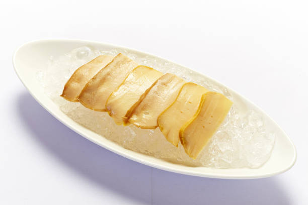 istock Raw abalones on the white background. 1133111630