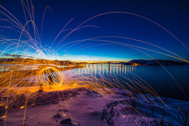 istock Arctic and Fire Sommaroy Island Northern Norway 1133114431