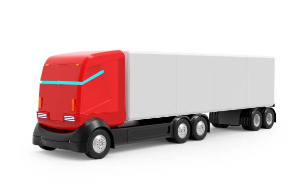 istock self-driving truck futuristic red 1133121013