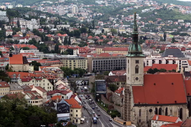 the old town of the city  Bratislava in Slovakia in east europe.