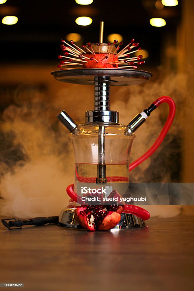 Hookah fruit and smoke Acorn Stock Photo