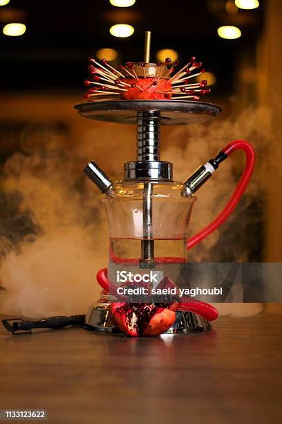 Hookah Fruit And Smoke Stock Photo - Download Image Now - Acorn, Apple - Fruit, Banana