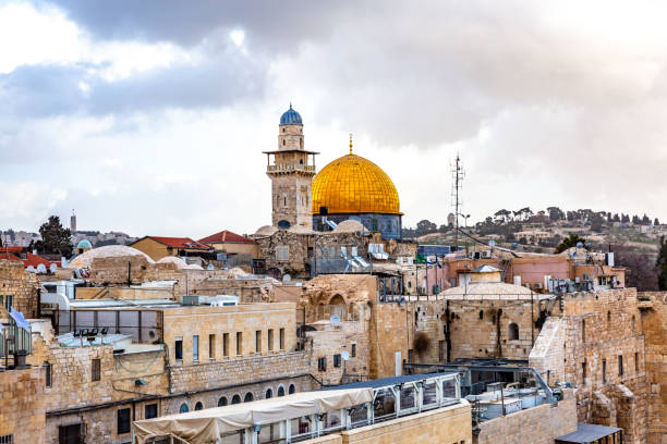 istock Jerusalem old city and  Western Wall, Israel 1133126119